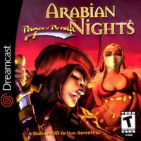 Prince of Persia Arabian Nights Sega Dreamcast US box art